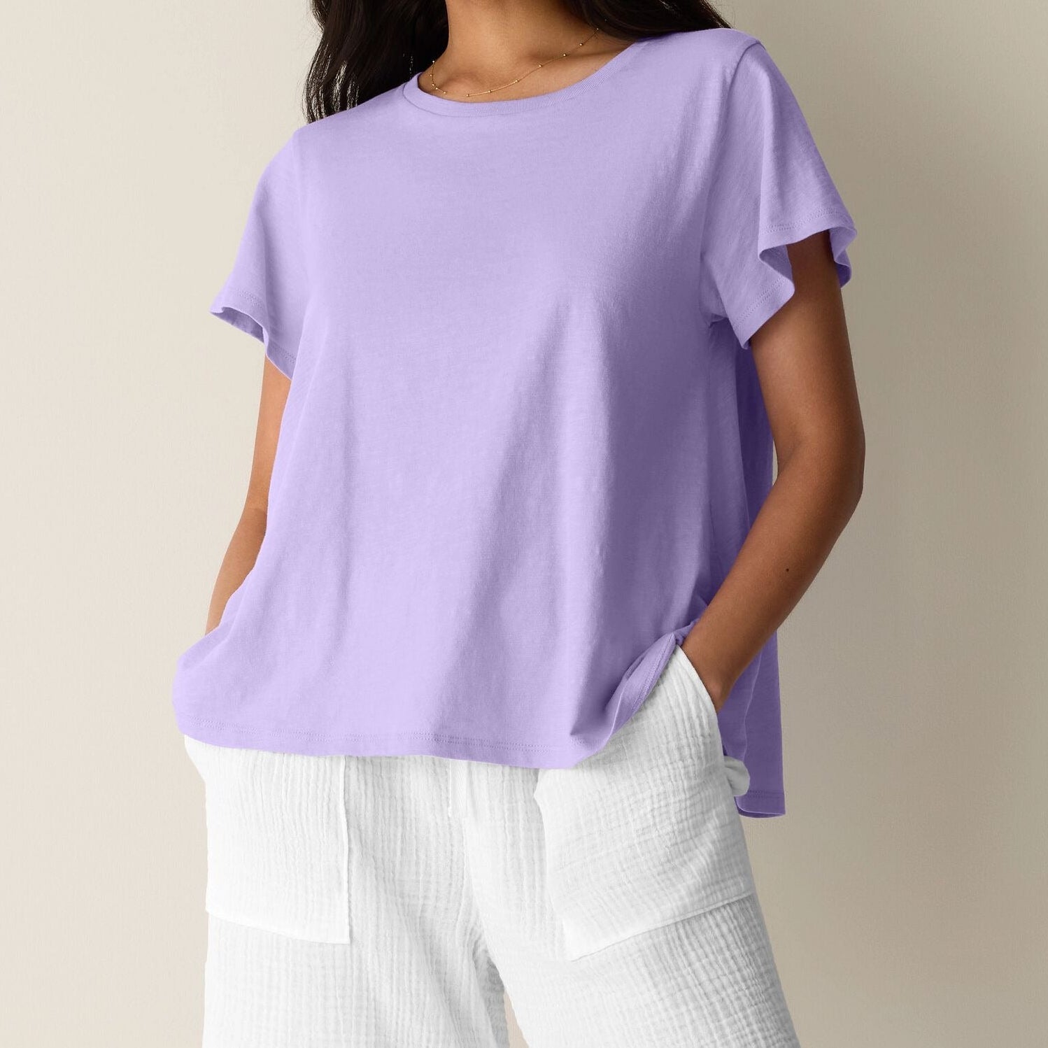 Women's crew neck short sleeve t-shirt