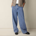 Women's high rise wide leg jeans