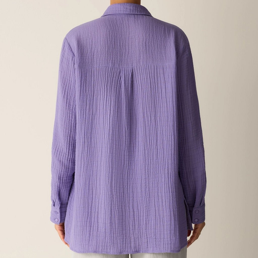 Women's relaxed fit long sleeve shirt
